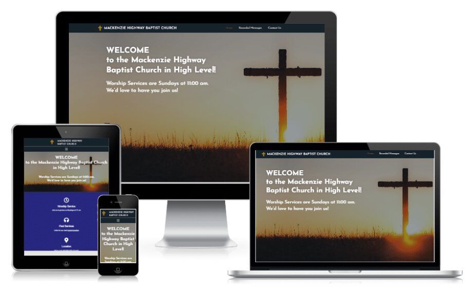 Jay's Digital Consulting Web Design SEO Search Engine Optimization Lead Generation Reputation Management _ Mackenzie Highway Baptist Church